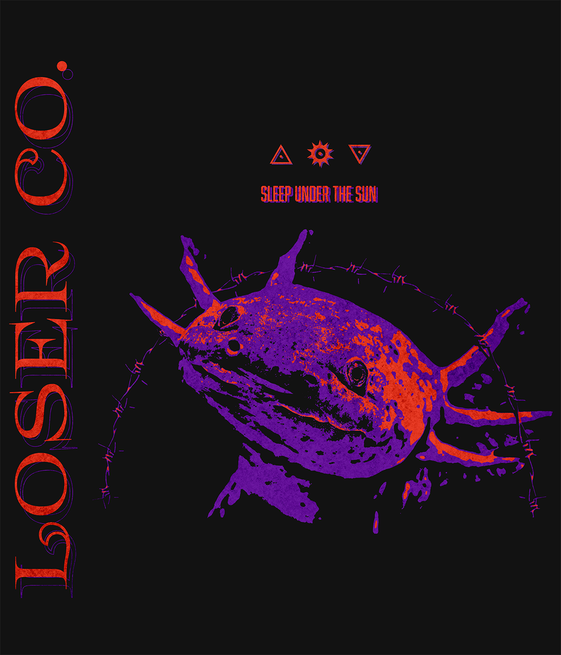 Loser Company Axolotl Heavyweight Relaxed T-Shirt